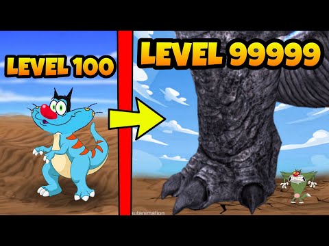 Oggy Evolving Noob Dinosaur to Strongest Dinosaur in Roblox Dinosaur simulator