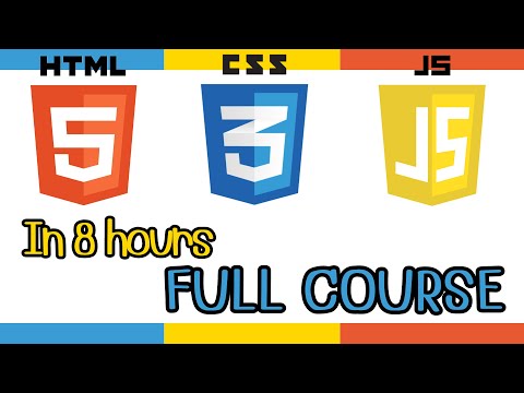 เรียนHTML5CSS3JavaScriptใน8ชั่วโมงFullCourse