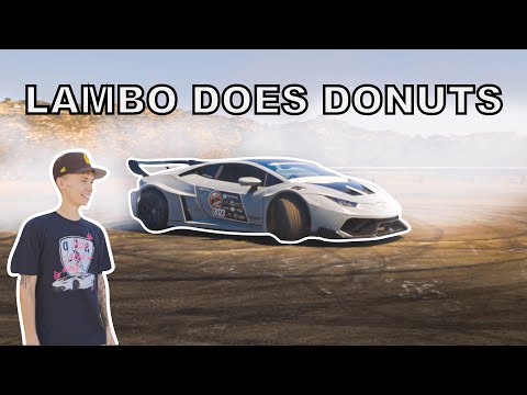 TANNER FOX DOES DONUTS IN MY LAMBO?!