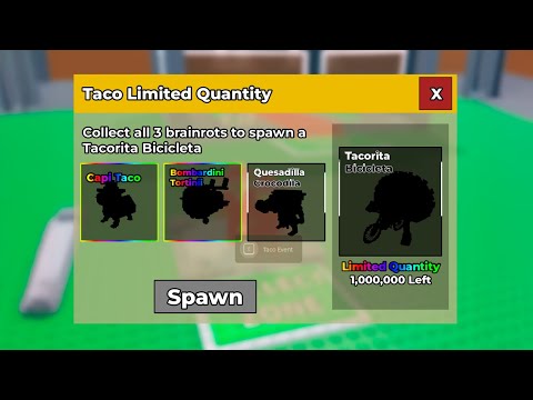 MEGA MARTES de TACOS ADMIN ABUSE en STEAL a BRAINROT! (NUEVO BRAINROT EXCLUSIVO)