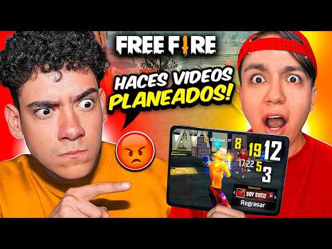 ESPIE A ESTE YOUTUBER ACUSADO DE HACER VIDEOS PLANEADOS en FREE FIRE !! - TheDonato