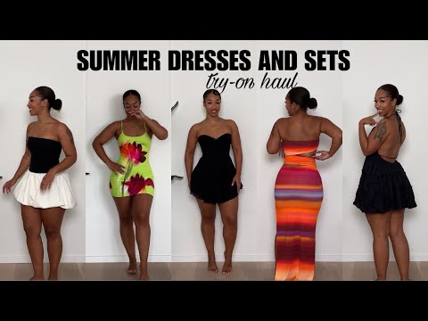 CUTE SUMMER DRESSES AND SETS TRY-ON HAUL | SALE ALERT FROM WHITEFOX