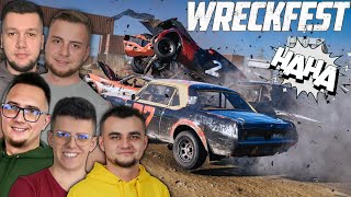Wracamy na Pełnej!😍 Taką Ekipą Można Grać!😱🚗 ☆Wreckfest Multiplayer ☆ 😍MafiaSolecTeam😂🚗
