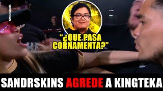 SANDRASKINS LE VUELA EL LABIO A KINGTEKA EN DIRECTO EN LA NOCHE DORADA!