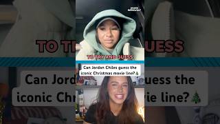 Jordan Chiles guesses Christmas movies, but just based on their iconic line 👀 #shorts