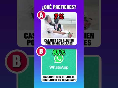 Y TÚ QUE PREFIERES? Quiz triviador adivina el  juego de trivia