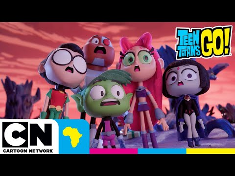 Stop Motion Skeleton Fight 💀 | Teen Titans Go! | Cartoon Network Africa