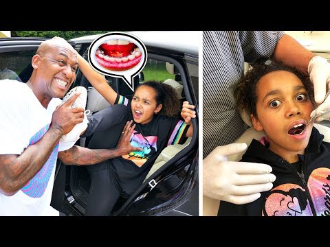 BRACES!! Tiana Is Scared Of The Dentist