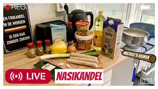 NASIKANDEL | Nasi Goreng met Frikandellen! | Michell's keuken Live
