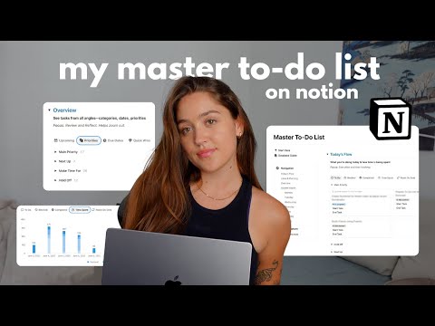 how I plan my life on Notion when I feel overwhelmed ⭐️ my master to-do list