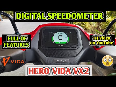 Hero Vida VX2 Digital Speedometer Features | | Instrument Console Features 🔥| JD Vlogs Delhi