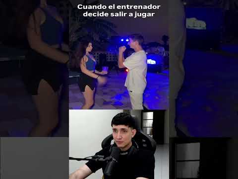 CUANDO EL ENTRENADOR DECIDE SALIR A JUGAR #humor #shortsviral #shortvideo