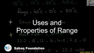 Uses and Properties of Range