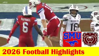 Missouri State vs #22 SMU Football Game Highlights 9 26 2026