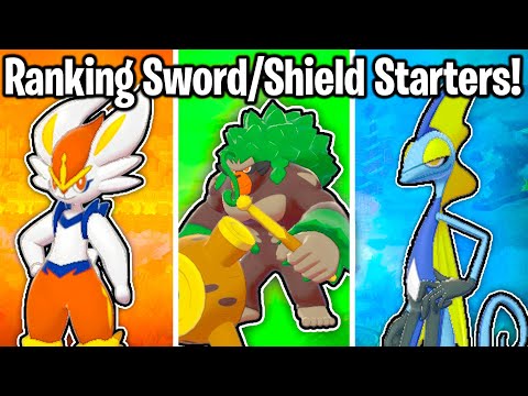 RANKING ALL 3 STARTER POKEMON IN SWORD AND SHIELD FROM WORST TO BEST!