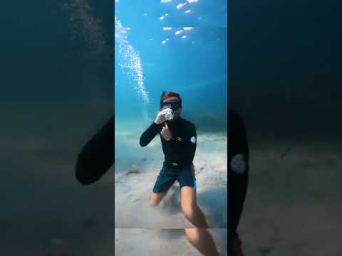 Si può bere una birra sott'acqua? #shorts