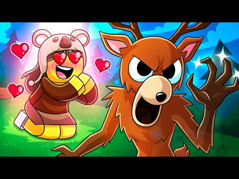 SAVED by The DEER! 99 Nights in the Forest Animation