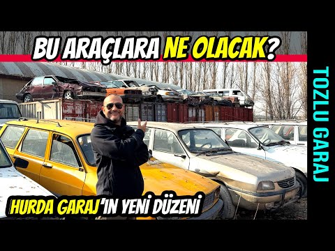 TOZLU GARAJ | Hurda Garaj'ı Düzenledik | Hurda Teşviği için Garajda Araç Var Mı?