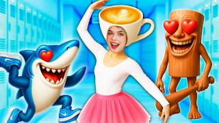 From Nerd to Ballerina Cappuccina! Italian Brainrot Glow-Up by Crafty Hype Plus