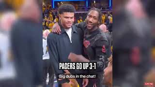 Indiana Pacers Celebration After Tyrese Haliburton Makes TRIPLE-DOUBLE & BIG WIN vs Knicks in Game 4