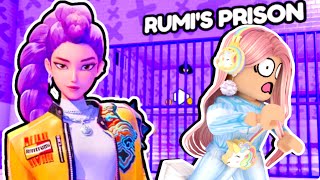 ENFERMÉE DANS LA PRISON DE L'HORRIBLE RUMI DES KPOP DEMON HUNTERS! ROBLOX MAEVA ESCAPE OBBY