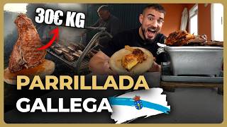 La INCREÍBLE PARRILLADA gallega de PUEBLO en CORUÑA