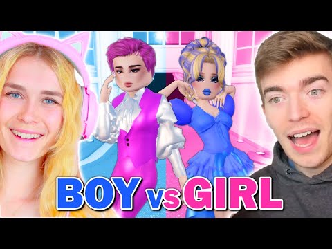 BOY Vs GIRL In Dress To Impress! (Roblox)