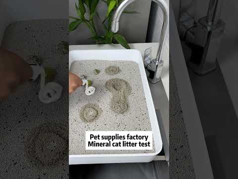 Pet cat litter review. Mineral cat litter factory price. cat litter china supplier #petcare #petfood