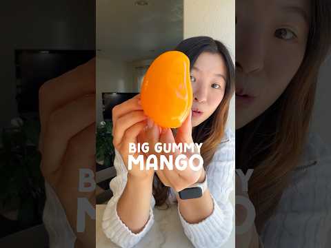 BIGGEST Gummy Mango ๐ฅญ๐คฏ #gummy #gummies #mango