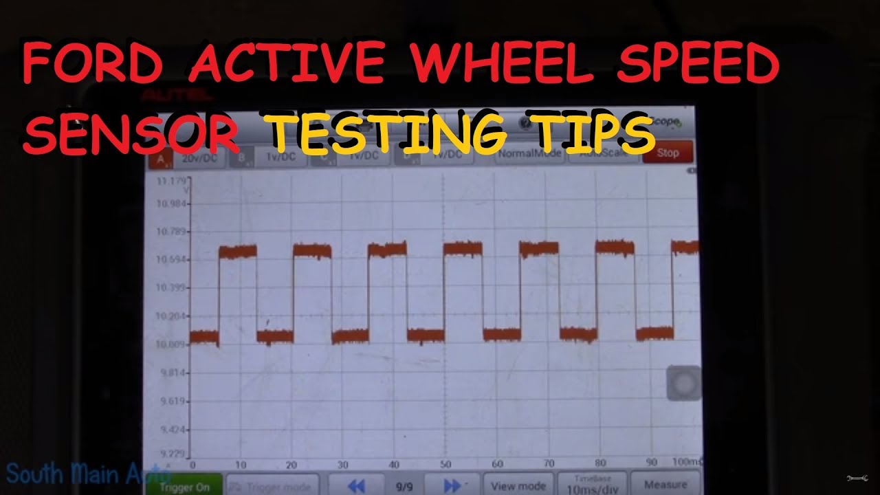 Ford/Mercury: Active Wheel Speed Sensor - Testing Tips