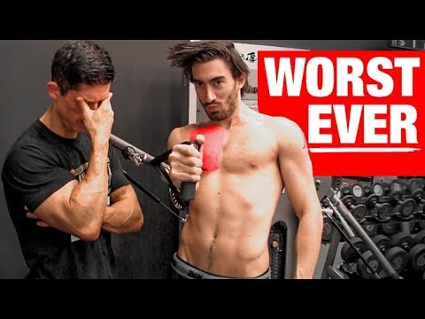 The DUMBEST Chest Exercise Ever (WARNING)