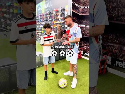 13 YEAR OLD WITH A POWERFUL LEFT FOOT! #penalty #challenge