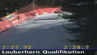 Gernot Reinstadler - FATAL CRASH - Wengen 18.01.1991