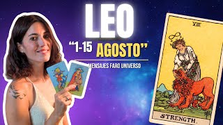 Leo ¡¡¡VIVIRÁS EL ÉXITO QUE NADIE IMAGINÓ, LLUEVEN BENDICIONES!!! ⚜️ Del 1 al 15 de Agosto