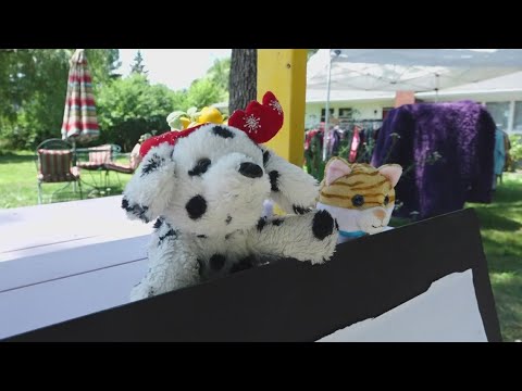 YouTube video thumbnail: Girl Fundraises for her Community With 'Helping Hand' Lemonade Stand in Bangor