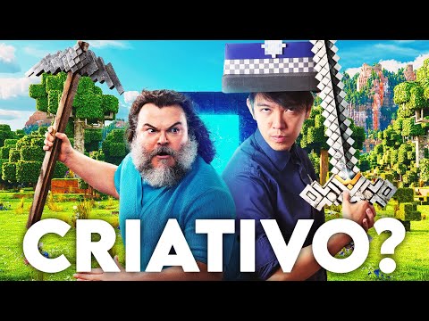 Minecraft é um jogo de criatividade... O filme não muito