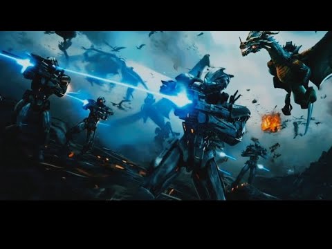 Epic show down dragon apocalypse future stick robot 🤖#robot#dragon