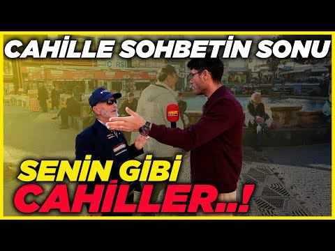 CAHİLLE SOHBETİN SONU... Muhabir Dayanamadı! "Sende O Akıl Yoksa..." | Sokak Röportajları