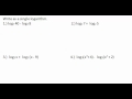 Understanding Logarithm Properties