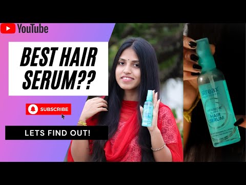 Best Hair Serum? Streax Hair Serum Review Demo How To