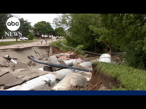 YouTube video thumbnail: Dangerous Flash Flood Threat as Torrential Rains hit Midwest
