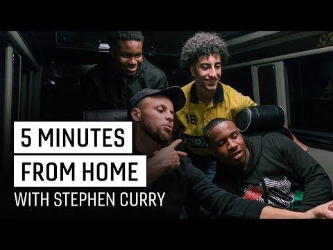 Stephen Curry and Kevin Durant Surprise High School Team | 5 Minutes from Home