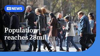 YouTube video thumbnail: Australia's Population Reaches 28 Million People