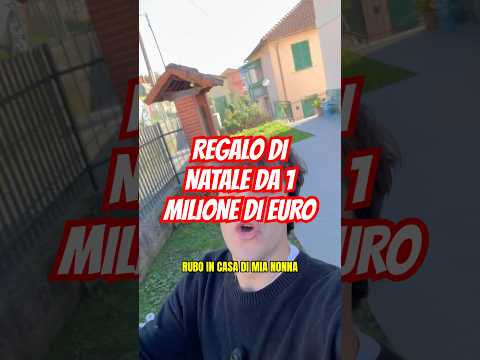 Regalo da 1 MILIONE di EURO per NATALE-Samu Mara #regali #natale #divertente #scherzo #prank #comedy