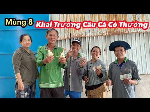 Cuộc Thi Câu Cá Có Thưởng Tại Ao Cá Của Bác 5 • Fishing | Bông Lúa Đồng Tháp