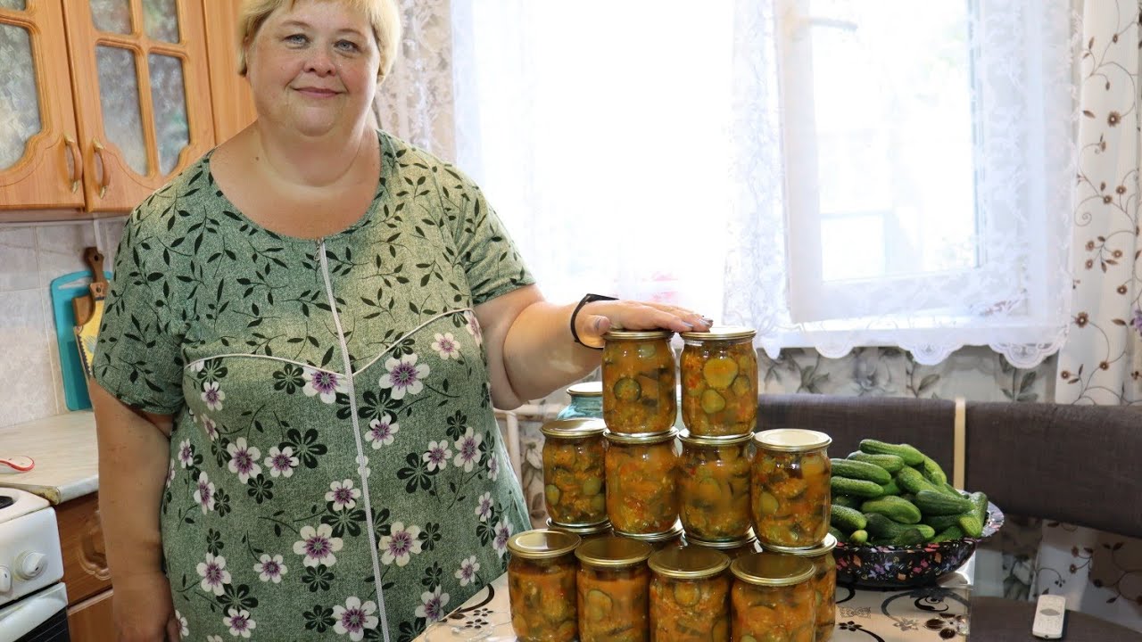 Салат из ОГУРЦОВ на зиму быстро и просто но ооочень вкусно