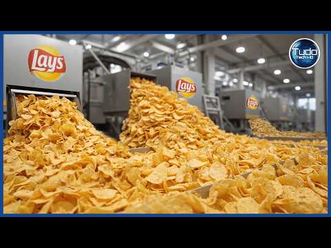 Como é Feita a Batata Chips Lay’s - Incrível Processo Industrial de Fabricação da batata frita Lay’s