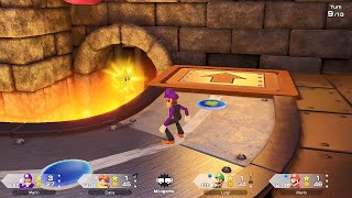 Super Mario Party Jamboree #264 King Bowser's Keep Waluigi vs Mario vs Luigi vs Daisy