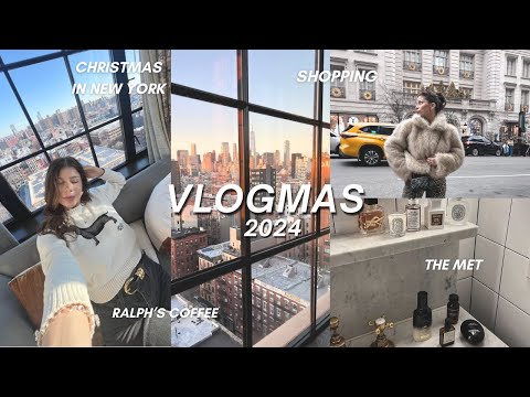 VLOGMAS ❄️ week 3 | Christmas in New York, the met, shopping, rockettes, piano lessons + more