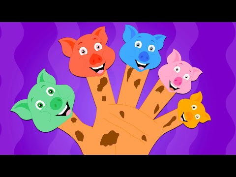 Piggy Finger Family   Learning Song & Nursery Rhymes for Kids